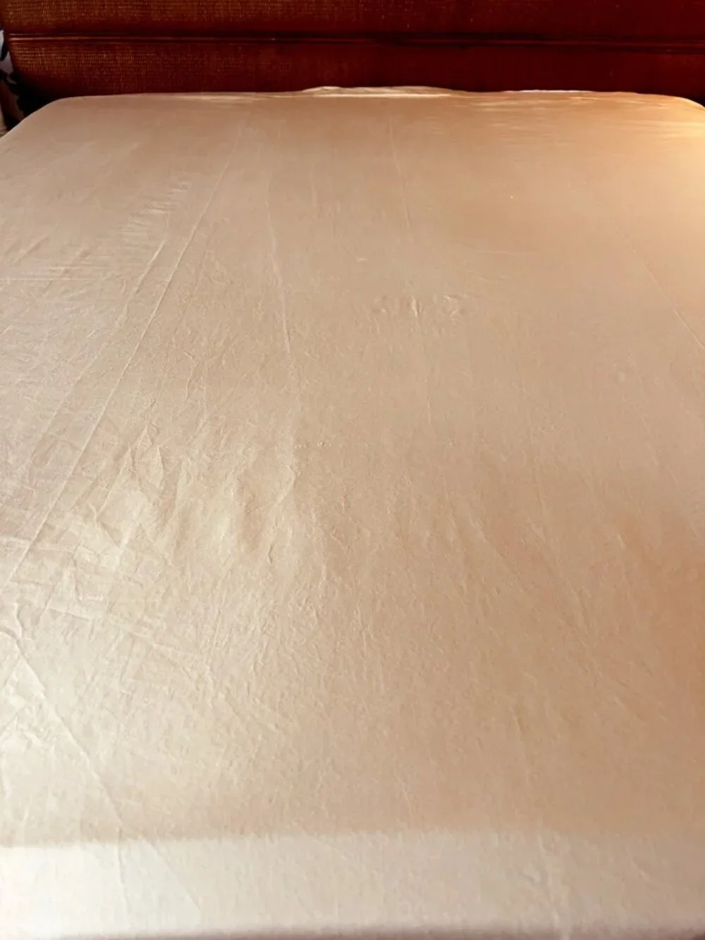 100% Combed COTTON Full FLAT Sheet Yellow Gold Preston Home Collection 86